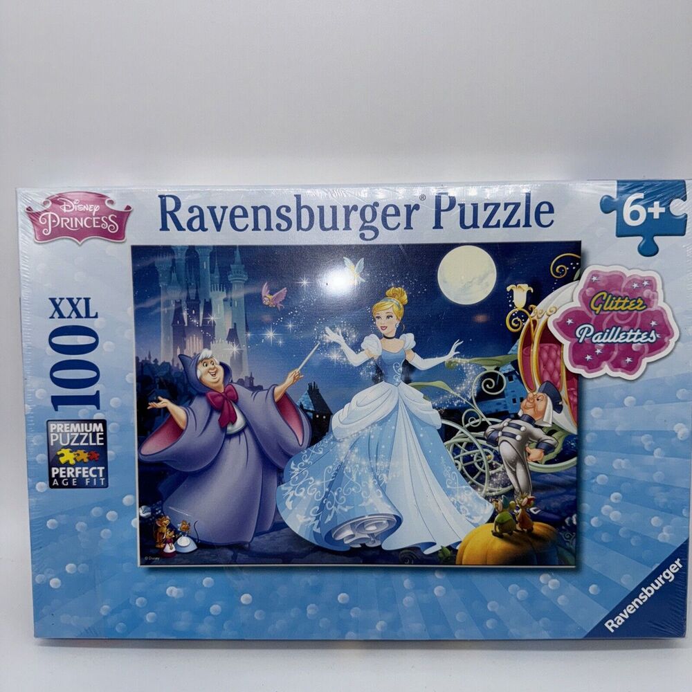 Sparkle NIB SEALED Ravensburger Disney Princess Glitter‎ 100 Pc Jigsaw Puzzle